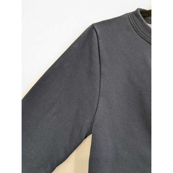 Walter Baker Lace Up Corset Sweatshirt Women Size M Stripe Casual Nautical Cozy - Picture 5 of 9